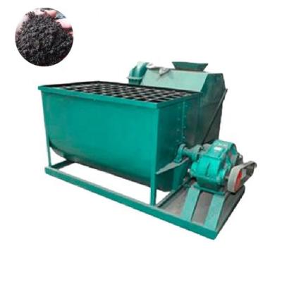 China Liquid With Powder Chicken Poultry Cow Dung Sheep Manure Horizontal Organic Fertilizer Mixer Making Machine From Organic Waste for sale