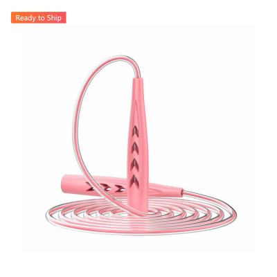 China New Product Non-slip Wholesale Length Adjustable Sports PVC Custom Weighted Jump Rope for sale