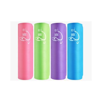 China Eco-Friendly Execise NBR Yoga Mat For Fitness Belt Workout Pilates Floor Exercise Yoga Eco-friendly Carry Mat for sale