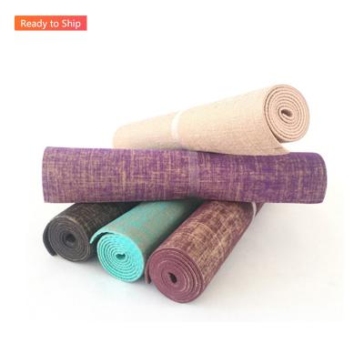 China Hot Selling Eco-Friendly Classic Non-Slip Yoga Mat PVC Yoga Mat Natural Rubber Yoga Mat PVC Yoga Mat Eco-Friendly Canvas Mat for sale