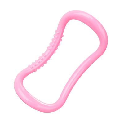 China Crystal Smooth Silicone OEM Pilates Ring Magic Circle Resistance Support Yoga Home Training Ring Durable Fitness Ring Pilates Ring for sale