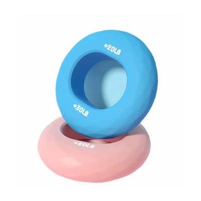 China Fitness Exercise Hand Finger Trainer Portable Silica Gel Hand Grip Grasping Ring Carpal Expander Stretch Exercise Wrist Rehabilitation Promoter for sale