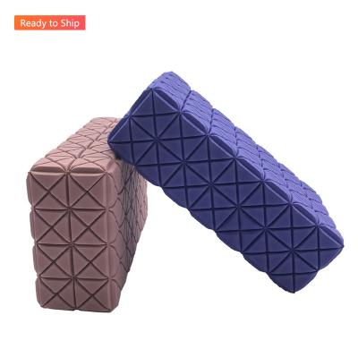 China Durable Customized Natural And Eco-Friendly Non-Slip Lightweight EVA Foam Fitness Bricks Yoga And Pilates Sports Support Blocks for sale