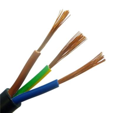 China 1.5mm2 RVV PVC Sheath Soft Wires Power Cable for Household Appliance Electric Wire for sale