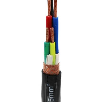 China PVC Insulated 1.5mm/2.5mm/4mm/6mm Multi Core 450/750V Shielded Industrial Control Cable for sale