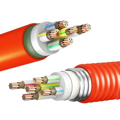 China Fireproof Aluminum Metal Sheath Flexible Copper Mineral Insulated Cable for Hospital for sale