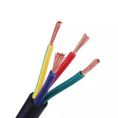 China 4mm 6mm 10mm 16mm 4 núcleos de cobre conductor aislamiento de PVC cable de alambre flexible en venta