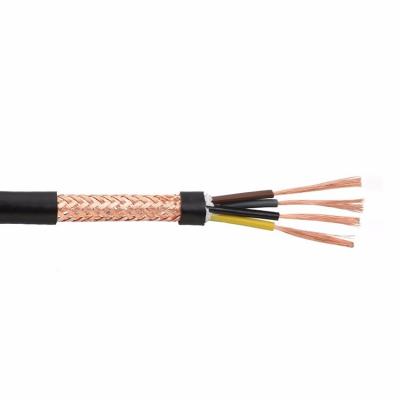 China 4Core 0.5mm2 Flexible cable de comunicación de señal blindado para la construcción de chaqueta de PVC en venta