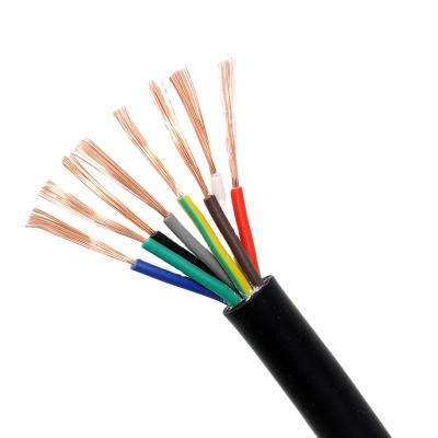 China 5-10 núcleo 1 mm 1,5 mm 2,5 mm PVC aislado núcleo de cobre cable eléctrico blando en venta