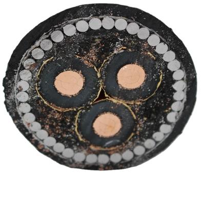 China High Voltage 26/35KV Xlpe Insulated Electric Cable Pure Copper Core Steel Wire Armored Power Cables for sale