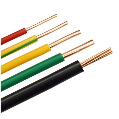 China Gebäude Haus Verkabelung 1,5 mm 2,5 mm 4 mm 6 mm 10 mm H07V-U Kupfer Single Core PVC zu verkaufen