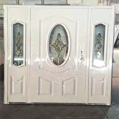 China Bulletproof Exterior Security Steel Doors and Residential Security Steel Doors in Bahamas with Customization Color and Design for sale