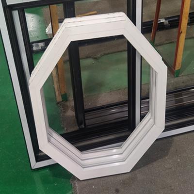 China Simple Design Magnetic Octagon Windows Aluminum Screen Octagonal Windows To Bahamas for sale