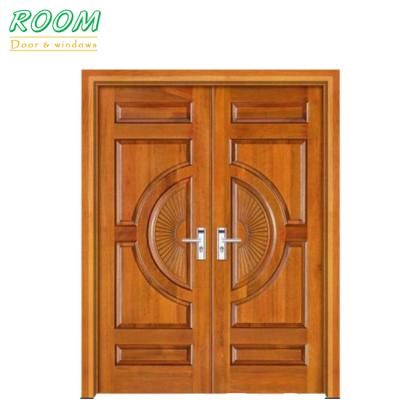 China Wooden Swing Double Door Designs In Malaysia / Sri Lanka for sale