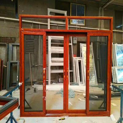 China Sliding New Design Aluminum Sliding Door With Grid And Frame Cover In Guangzhou Factory for sale