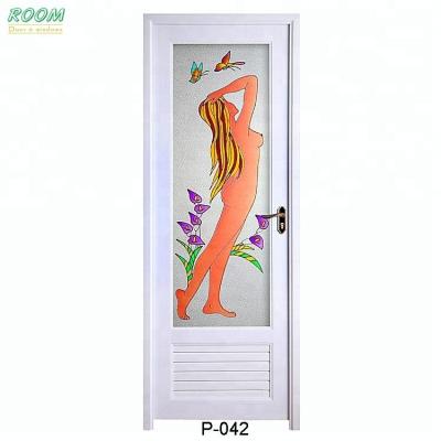 China Swing Cheap PVC Bathroom Door in Price Bangladesh for sale