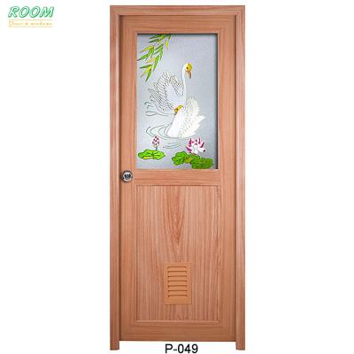 China Swing Door Cheap Price PVC Interior Rfl Doors Plastic Shower Door for sale