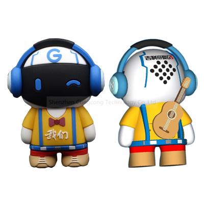 China Mini 3W portable cute cartoon wireless bluetooth speaker with super bass sound Customized for sale