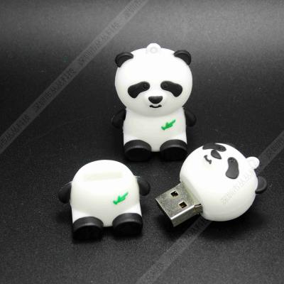 China Sandisk  Custom PVC Panda Shape USB Stick|USB Flash Drives  for Promotional Gifts for sale