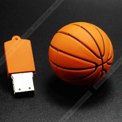 China Basketball designed usb2.0 128GB  Card Reader  for Computer USB Flash Drive  Free sample for sale