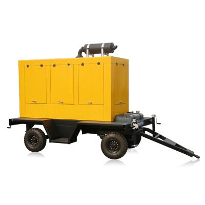 China 10kva Super Soundproof Mobile Electric Start Diesel Generator With CE Certificate HZ-M for sale