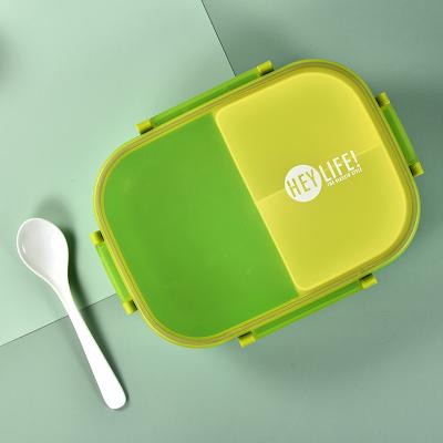 China Microwave 3 Compartment PP Microwavable Leakproof Plastic Airtight Lunch Box Take Out Fast Food Bento Box With Lid Food Container for sale