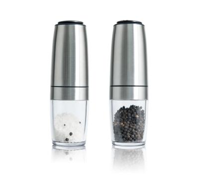 China Viable Automatic Salt and Pepper Grinder Set Gravity Salt and Pepper Mill Set Electronic Pepper Grinder EB888 for sale