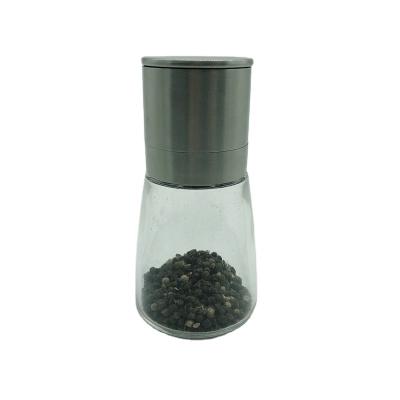 China Sustainable stainless steel and glass salt no. Model EB743 and Manual Pepper Mill and Shaker for sale