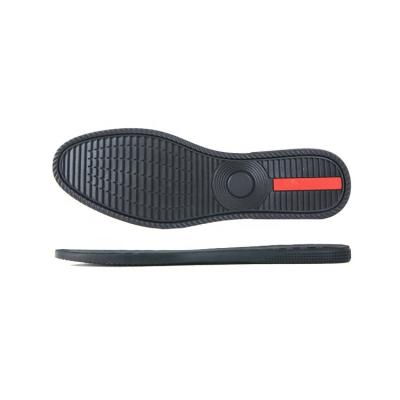 China Customized Rubber Men Shoe Soft Comfortable Thin Rubber Soles for sale