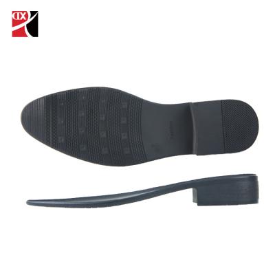 China Custom Rubber Men's Pointed Toe Adhesive Rubber Soles For Shoe Soles for sale