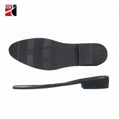 China Custom Made Rubber Men's Comfortable High Heel Dress Rubber Adhesive Soles for sale