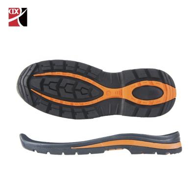 China Rubber factory direct two colors rubber molding make shoe men soles hiking outsole for sale