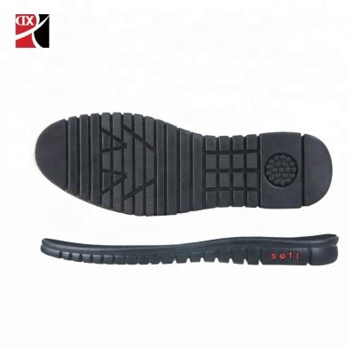 China Rubber Shoe Sole Manufacturer Custom Mens Fashion Soft And Comfortable Rubber Shoe Sole for sale