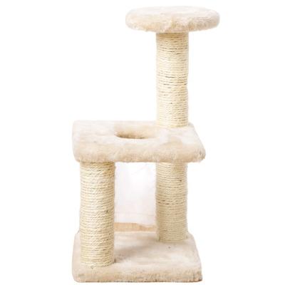 China Amazon Success 2021 Models Sisal Climbing Frame Three Tier Medium Cat Jumping Platform Toy Cat Tree FRB-CTR-02 for sale