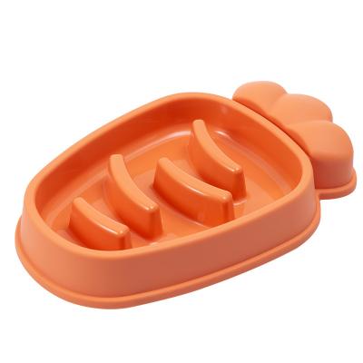 China New Design FRB-PF-05 Plastic Pet Feeding Supplies Slow Anti-Clogging Pet Driver Dog Feeding Bowl for sale