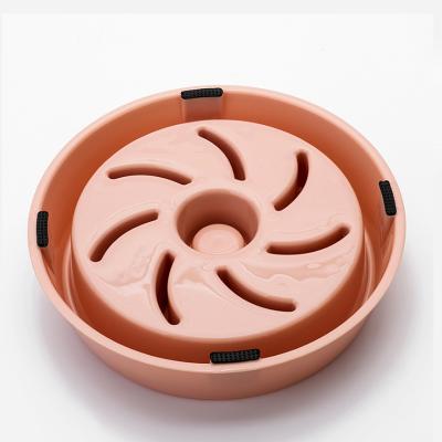 China Popular Selling New PP Dog Cat Feeder Bowl Pet Slow Hot Food Bowl Pet Producing Portable Bowl for sale