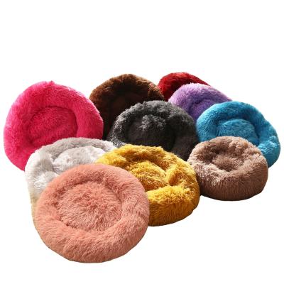 China Mechanical Wash Large Number Medium Dog Cat Mat Pet Bed Supplies Cat Nest Cat House Kennel Winter Round Plush Stain Makers Small for sale