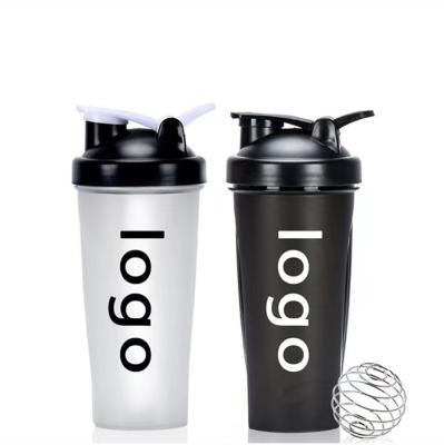 China Wholesale Custom Viable Portable Sports Classic Portable Leak Proof Gym Perfect Protein Shaker Bottle for sale