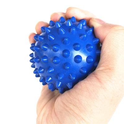 China 7cm Fitness Hand Short Spiky High Density Foot Relax To Lose Muscle PVC Massage Stiff Short Spiky Ball for sale