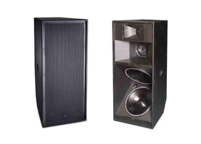 China Professional Full Range Speaker Enclosure Three - Way 1200 watts Dual 15 inch for sale