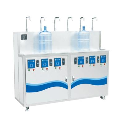 China Public Places Restaurant Canteen Automatic Commercial 6 Faucets Water Vending Machine for sale