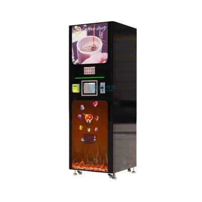 China Steel Capsule Coffee Vending Machine Self Service for sale