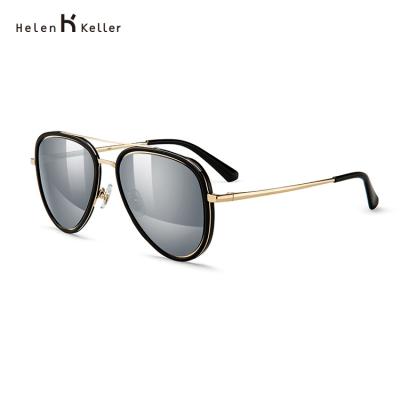 China Hot sale fashion sunglasses metal and TR combination luxury nylon polarized men's aviation sunglasses for sale