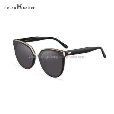 China Fashion Sunglasses Luxury Metal And Nylon Polarized Low Moq Tr90 Combination Women Sunglasses for sale