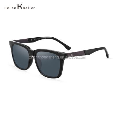 China Fashion Sunglasses Men TR90 Stylish Frame D Shape Sun Glass Anti-glare Minimalist for sale