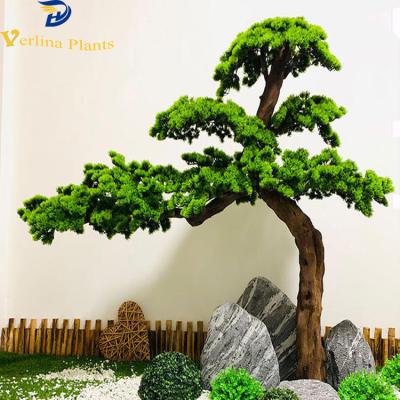 China Environmental China Made Outdoor Garden Ornamental Wholesale Plastic Fake Pine for sale