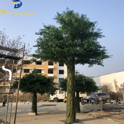 China 10ft Environmentally Friendly UV Proof Natural Fiberglass Texture Large Artificial Decorative Ficus Trees for sale