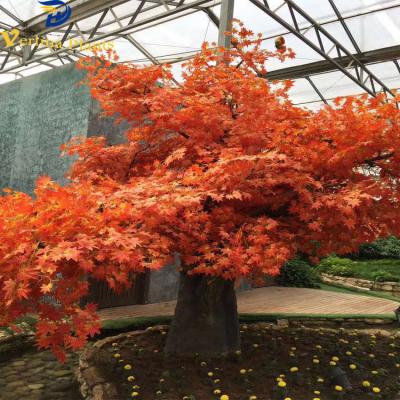 China Garden Environmental Friendly Outdoor Decorative Red Leaf Landscape Artificial Japanese Maple Tree for sale