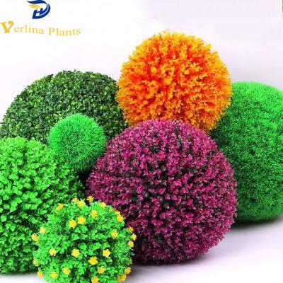 China Environmentally Friendly Artificial Topiary Ball Wedding Decoration Anti-UV Decorative Boxwood Grass for sale