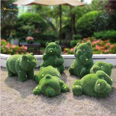 China China Environmental Friendly Wholesale Artificial Grass Topiary Animal For Square Garden for sale